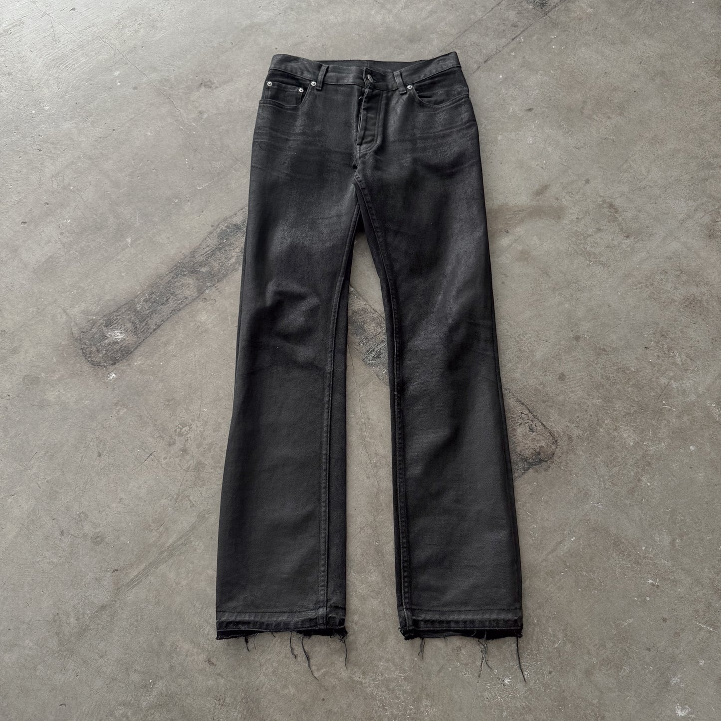 Helmut Lang 1999 Waxed Denim