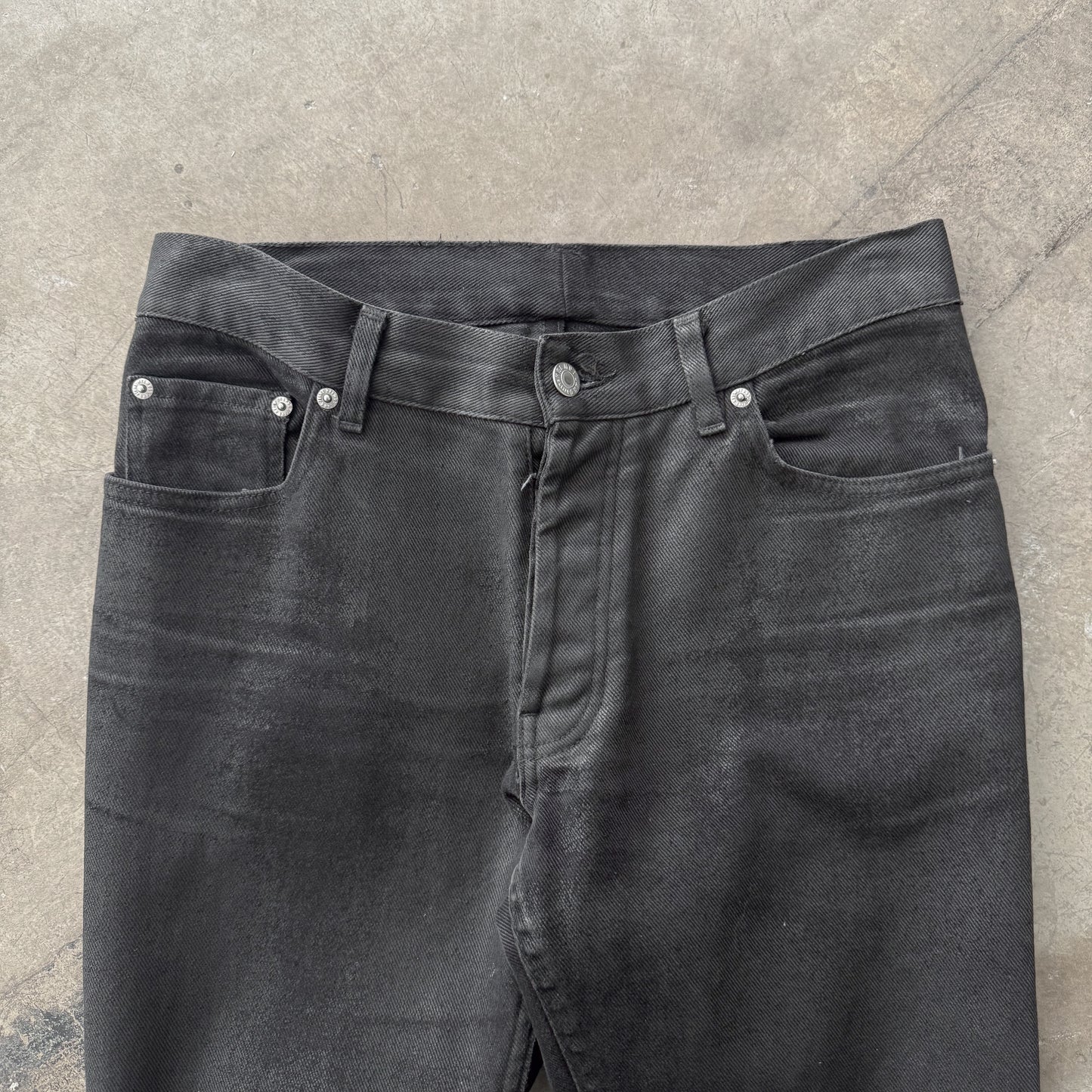 Helmut Lang 1999 Waxed Denim