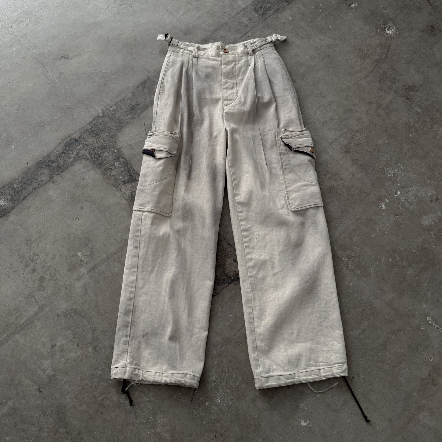 Etelier Gallery Bleach Wash Cargos