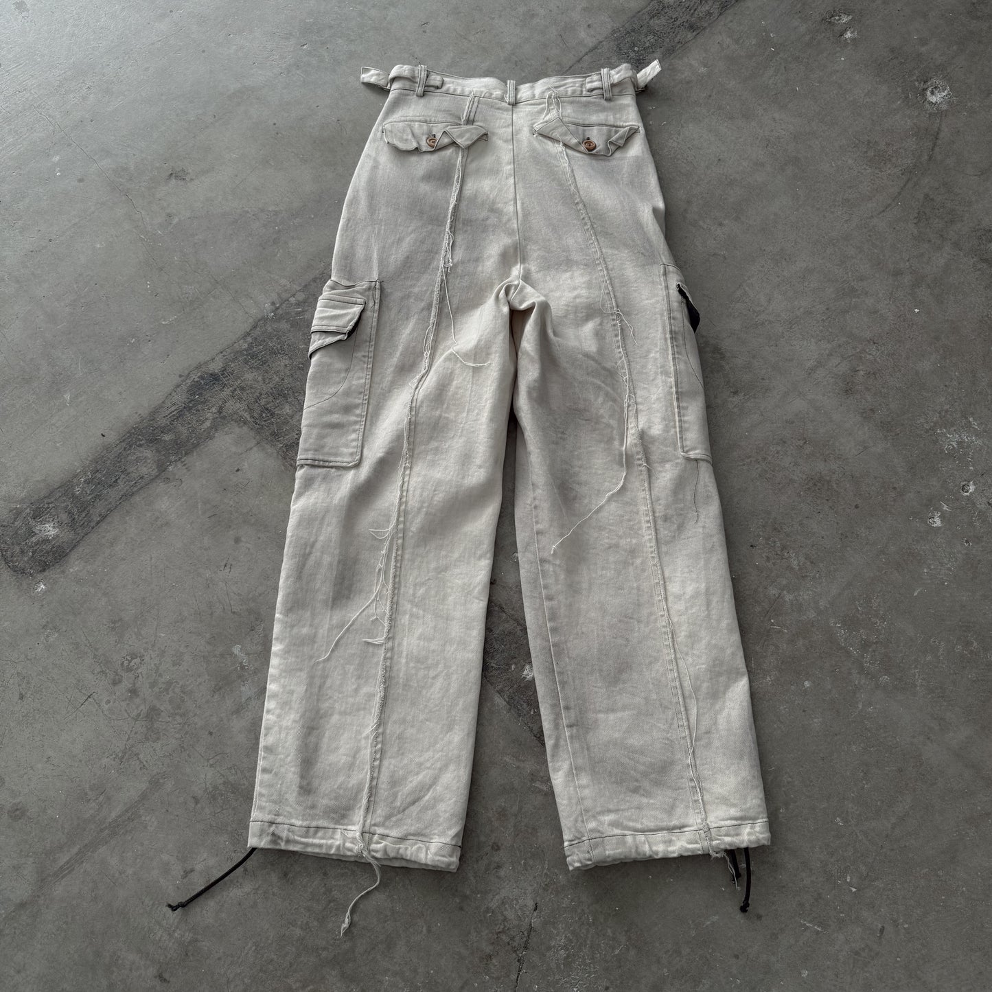 Etelier Gallery Bleach Wash Cargos