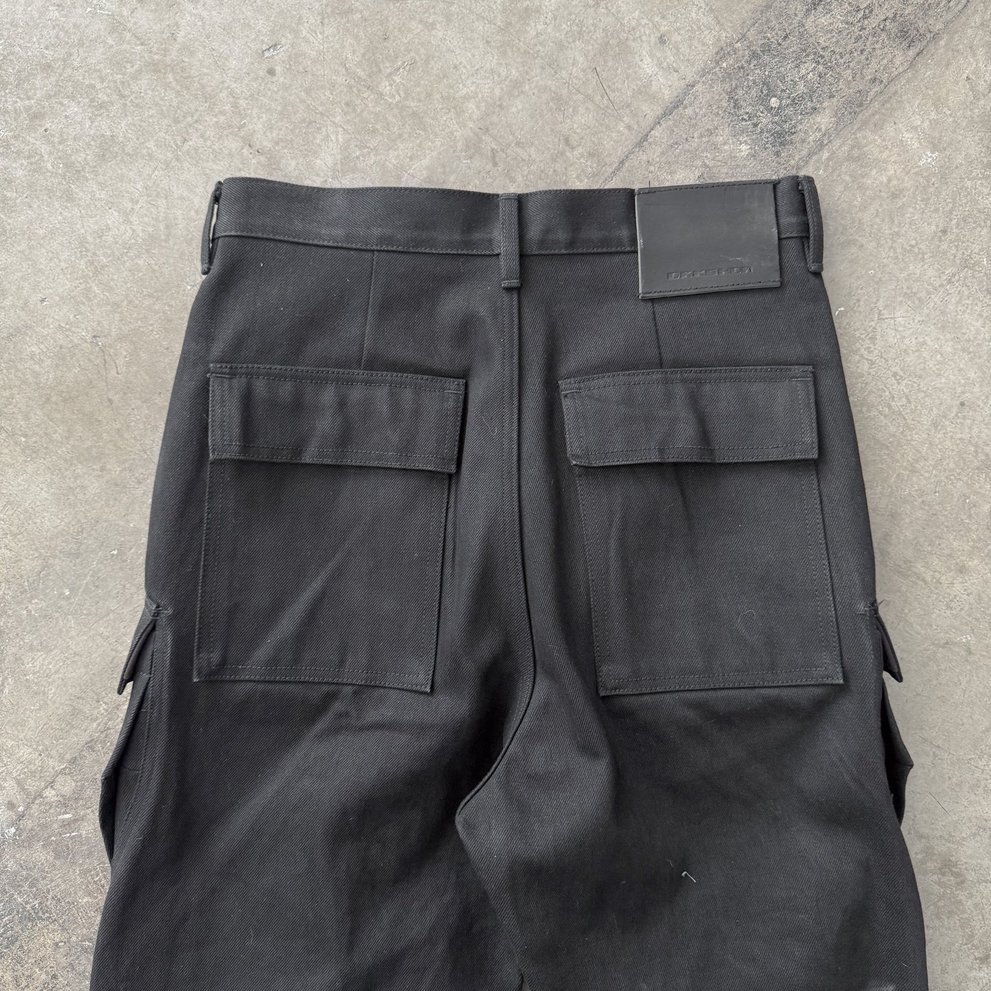Rick Owens DRKSHDW Geth Cargos Japanese Selvedge
