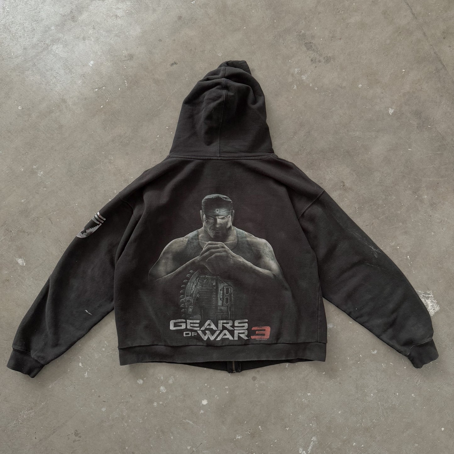 Gears of War 3 Paint Splatter Marcus Hoodie