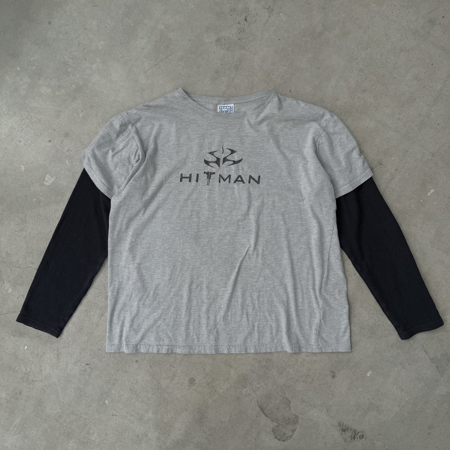 Vintage Hitman Double Layered Long Sleeve Thermal