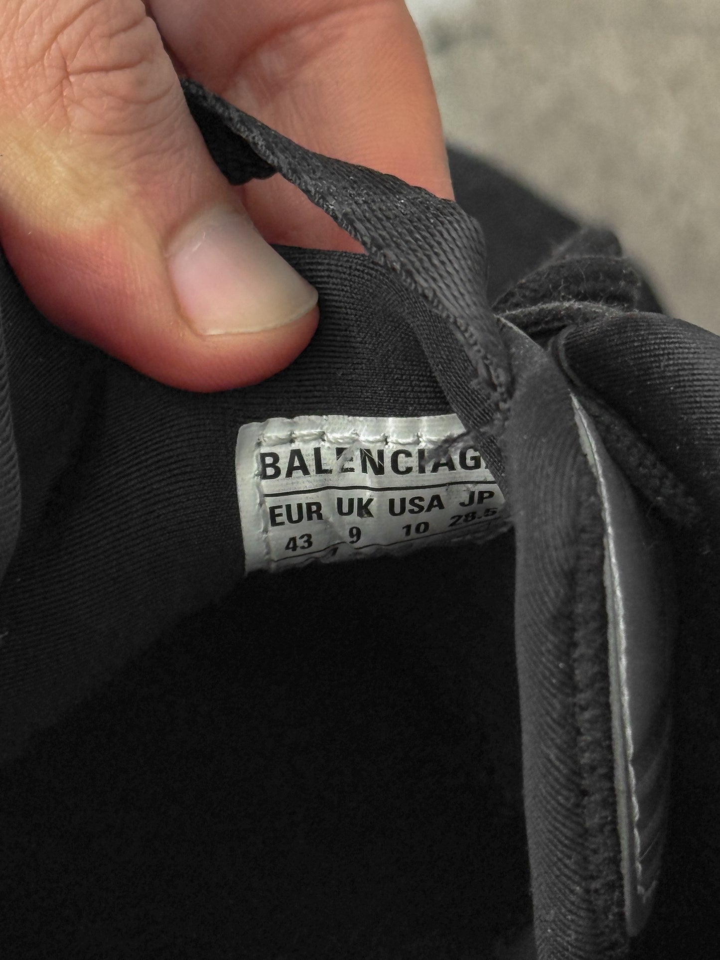 Balenciaga Tyrex Sneakers Black/Silver