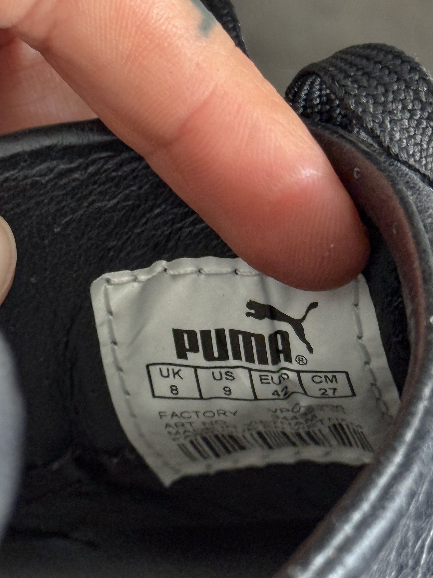 Vintage Puma x Alexander McQueen Vein Low Sneakers Black
