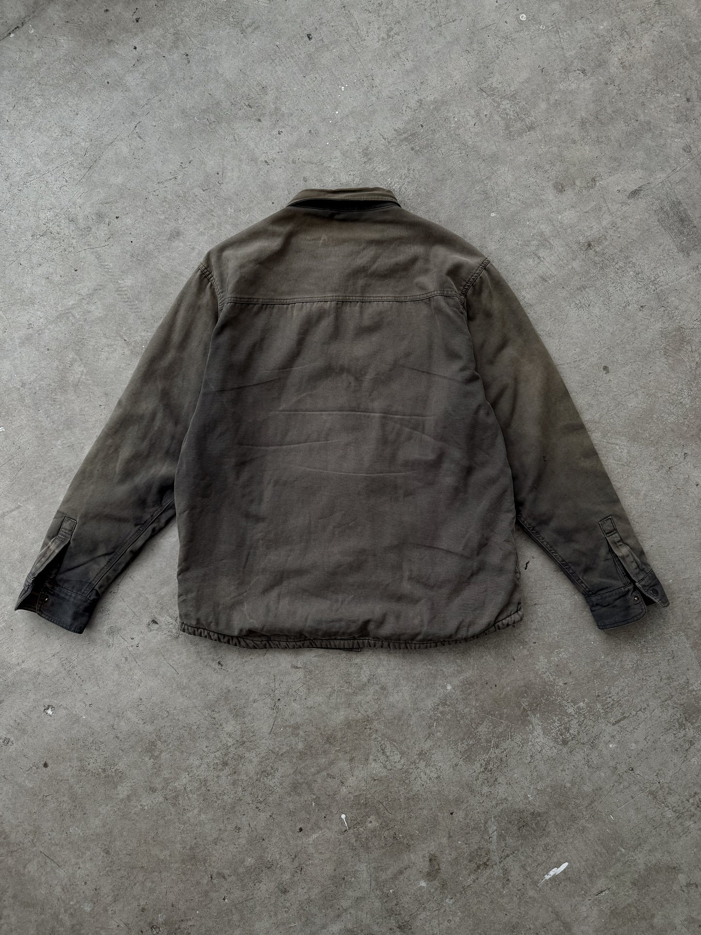 Faded Flannel Lined Shacket