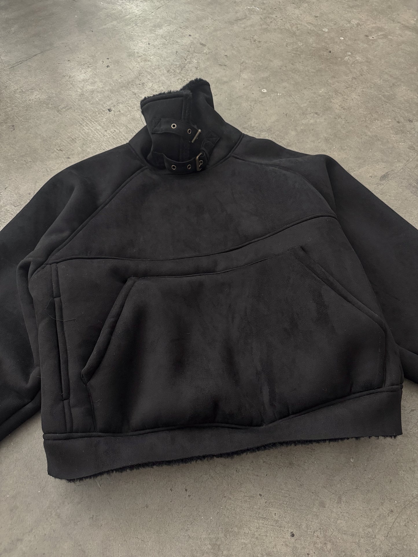No Faith Studios Heavy Shearling Flight Hoodie