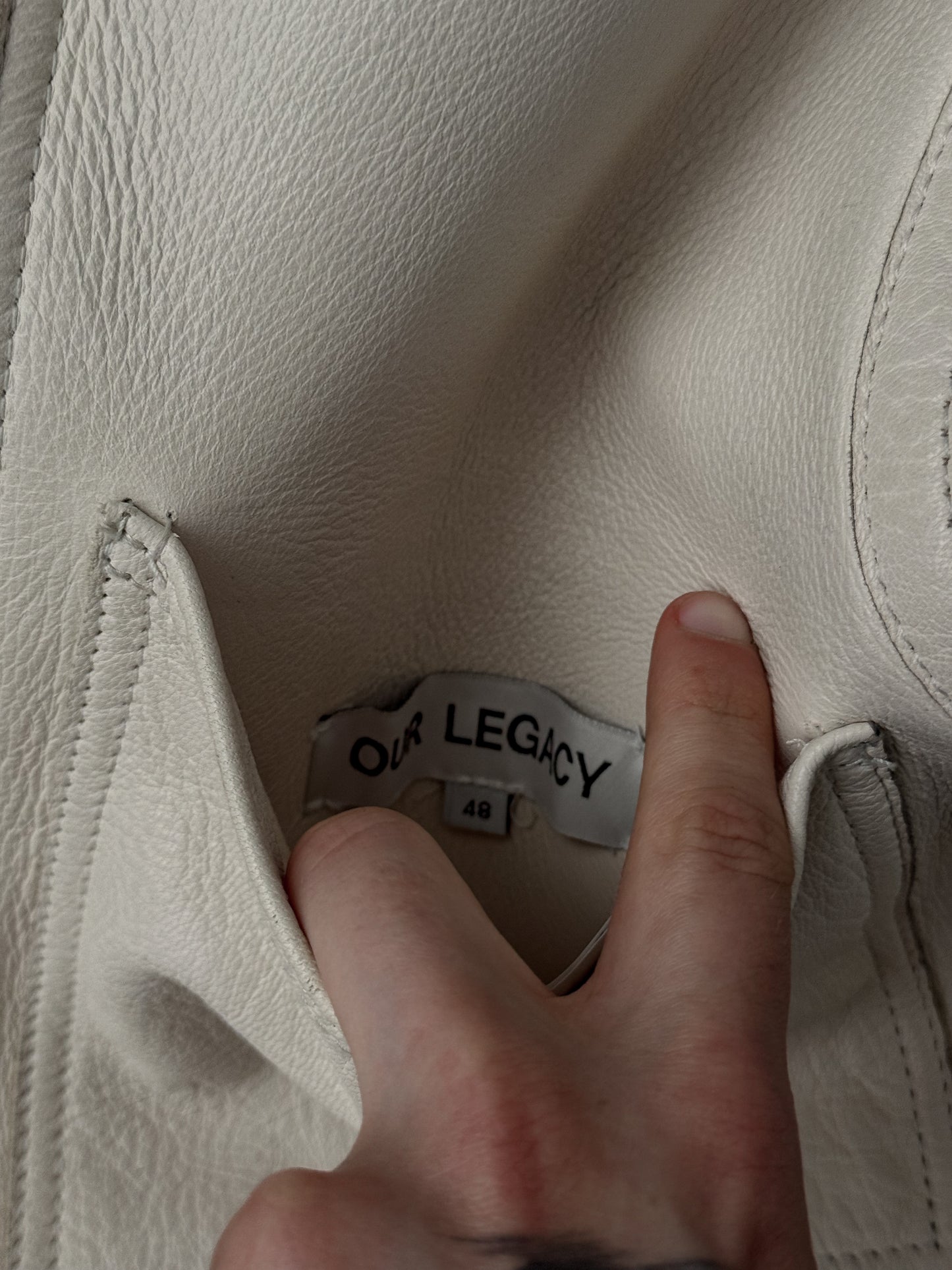 Our Legacy Reversible Shearling Leather Vest