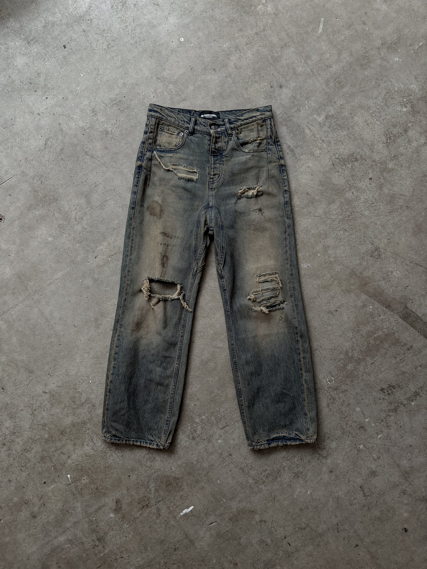 No Faith Studios Italy Venice Cut Denim