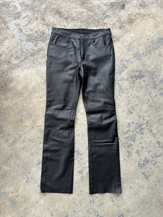 Vintage Leather Motorcycle Pants
