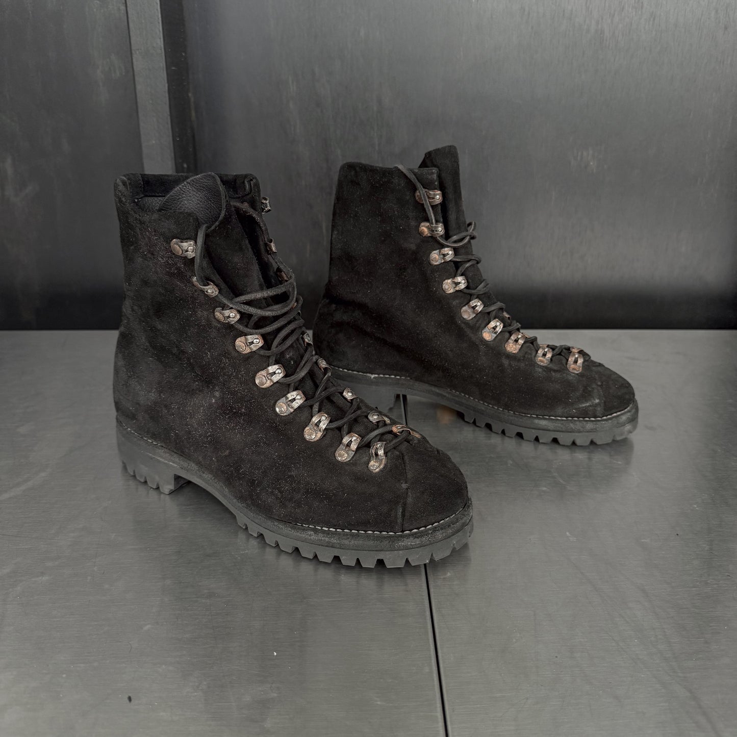 Guidi Reverse Leather Boxing Boots