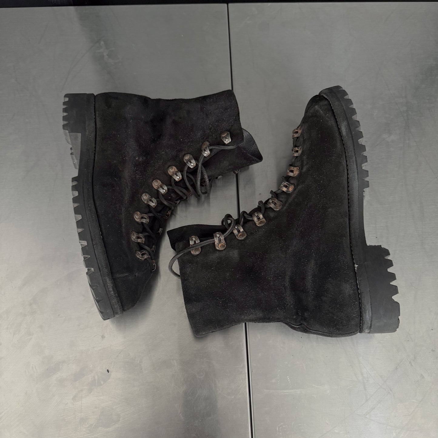 Guidi Reverse Leather Boxing Boots