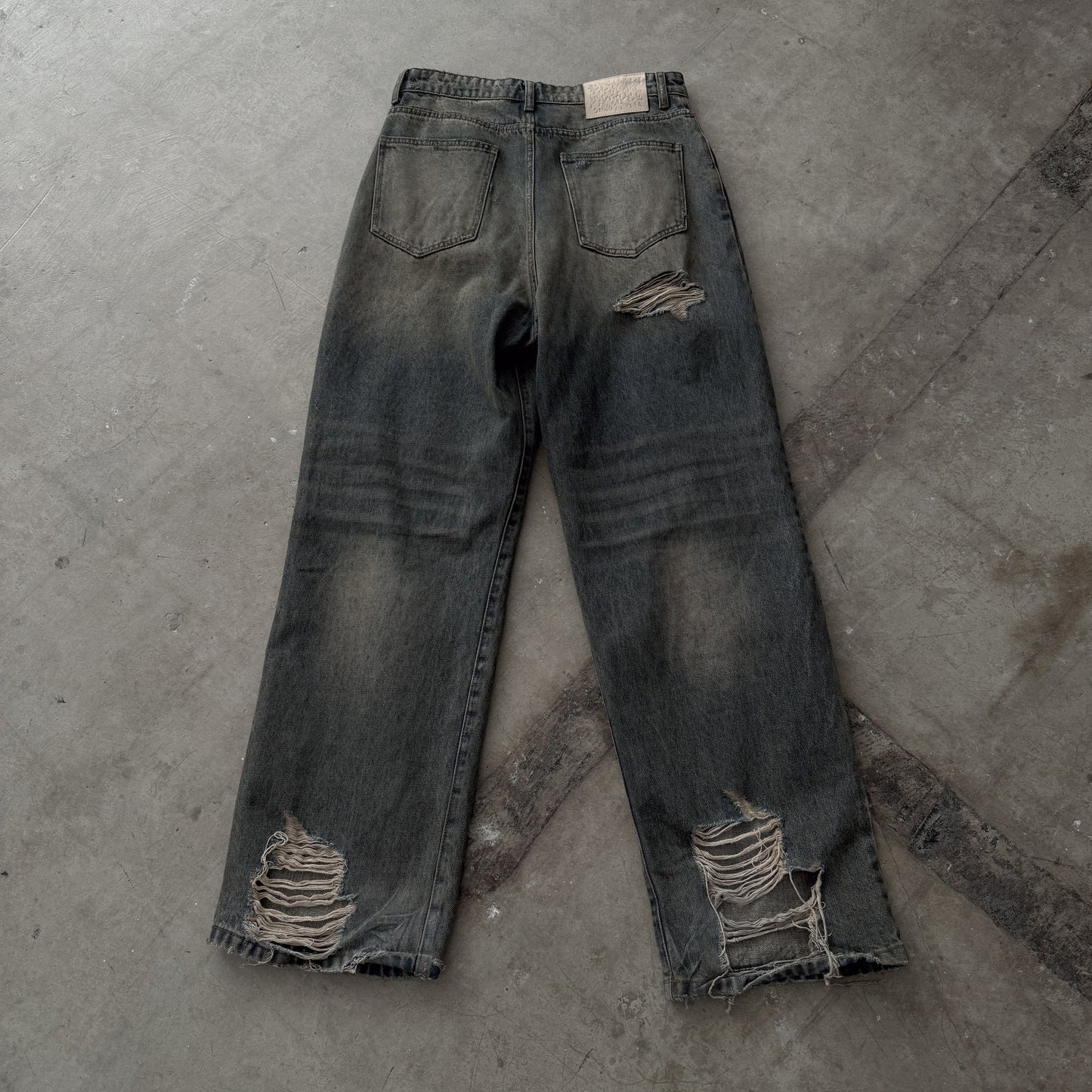 Basketcase Gallery Garage Wash Distressed Jeans