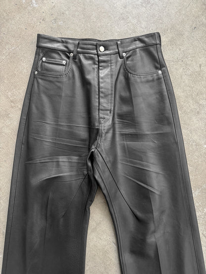 Rick Owens Leather Geth Jeans