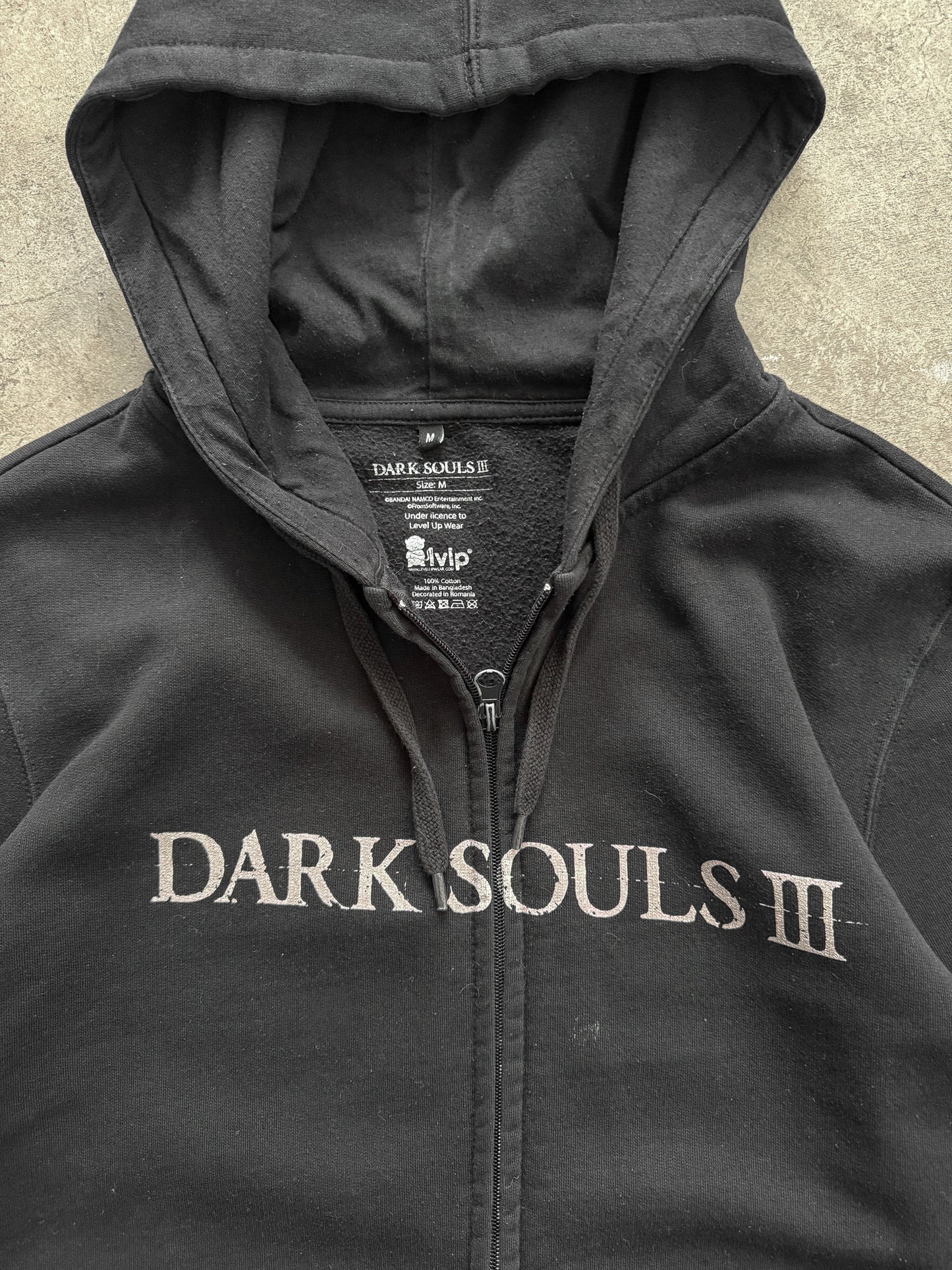 Dark Souls 3 "You Died" Zip-Up Hoodie