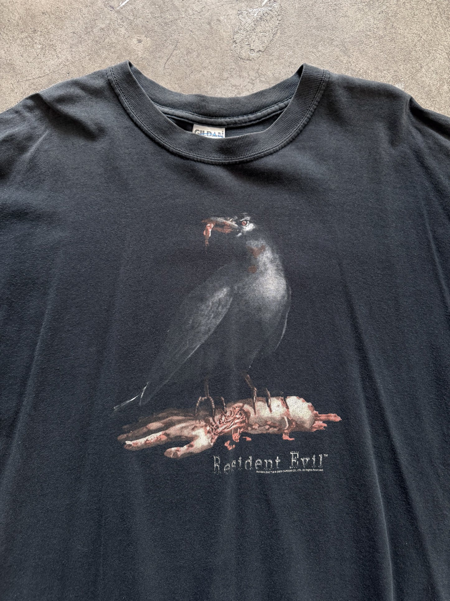 Vintage Resident Evil Crow Tee 2005 #1