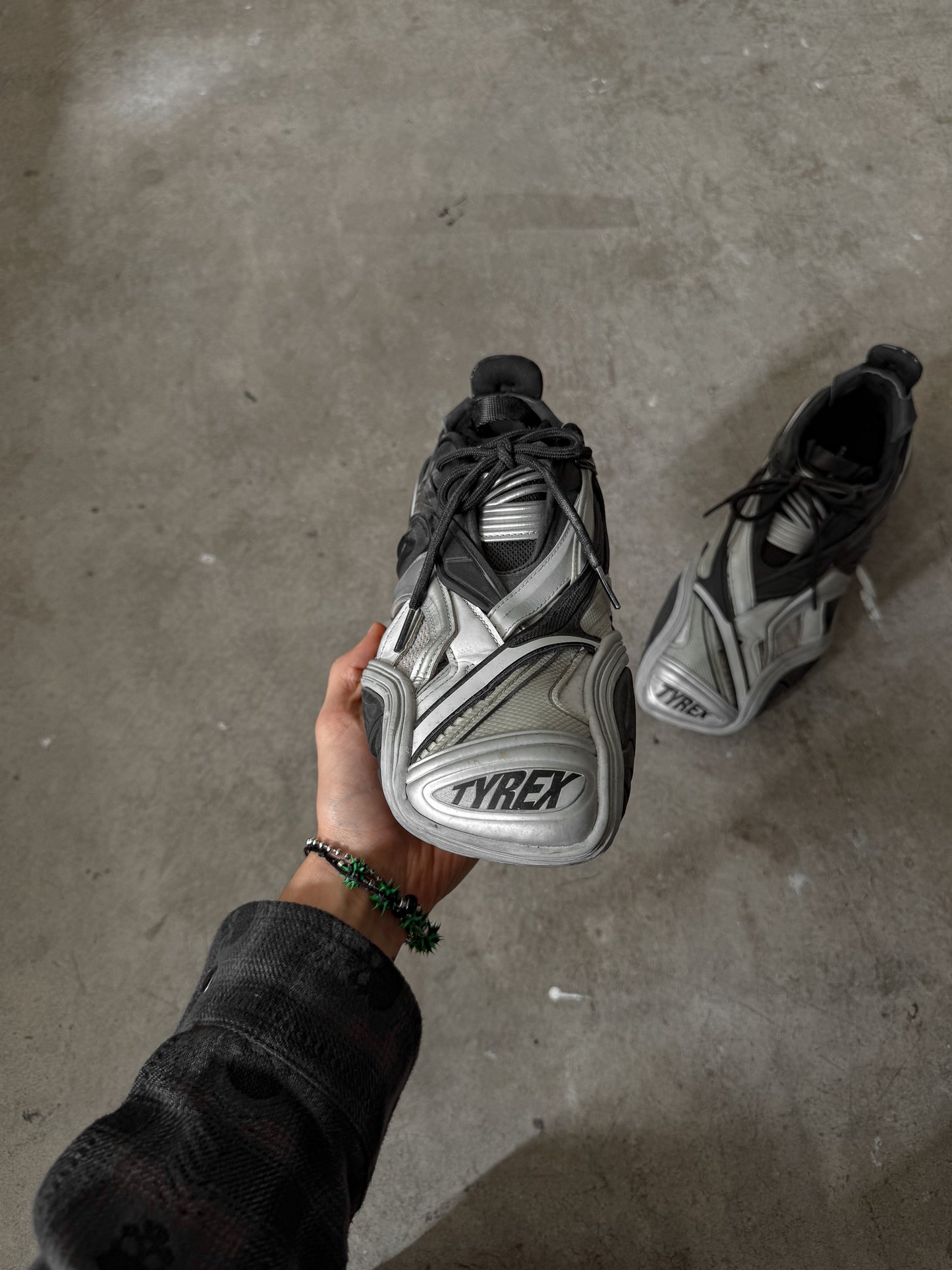 Balenciaga Tyrex Sneakers Black/Silver