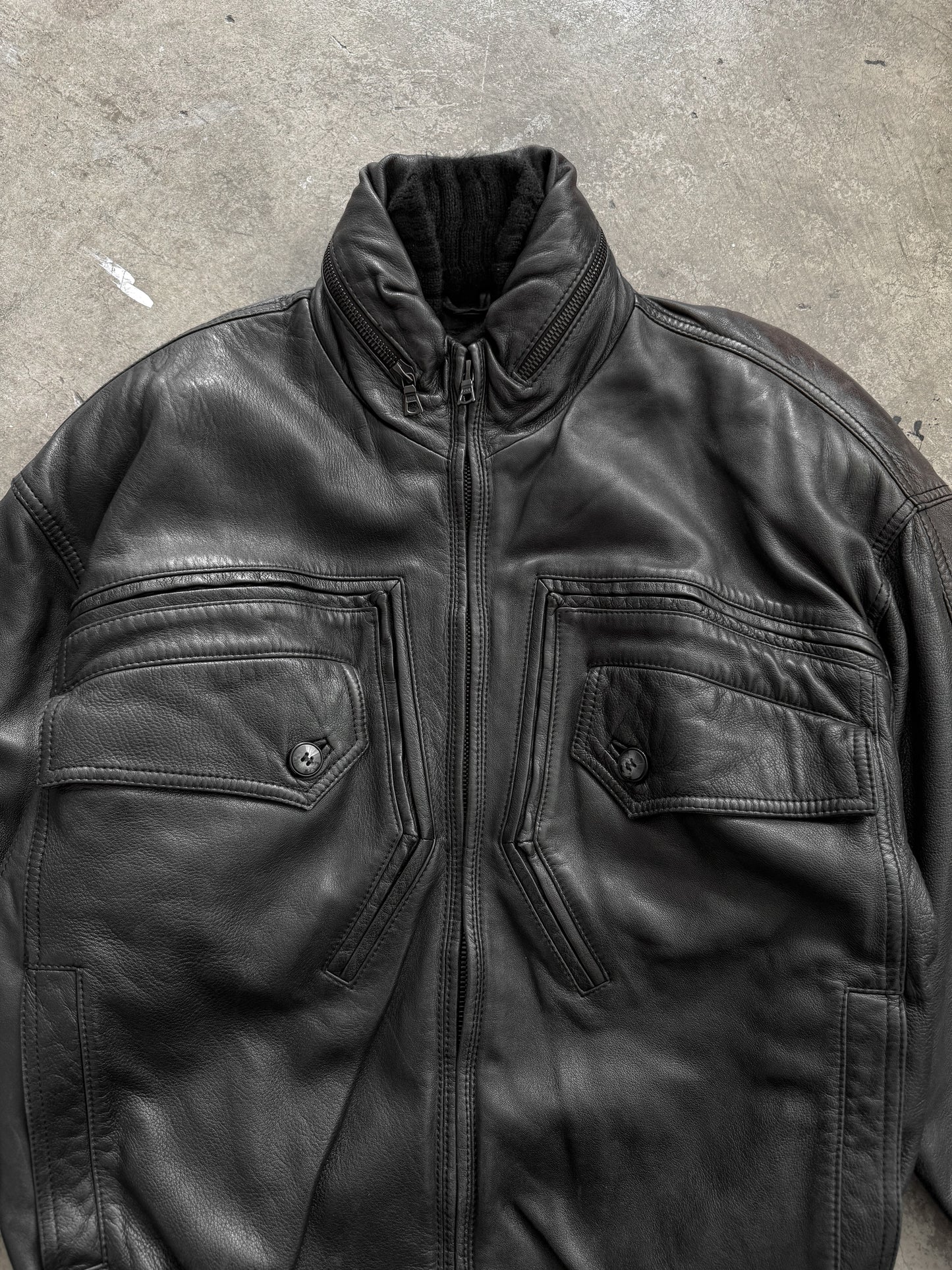 Vintage Ruffo Leather Bomber