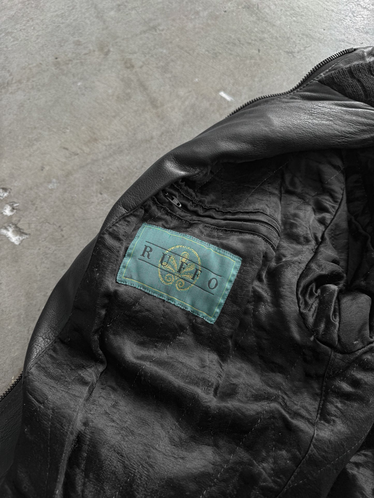 Vintage Ruffo Leather Bomber