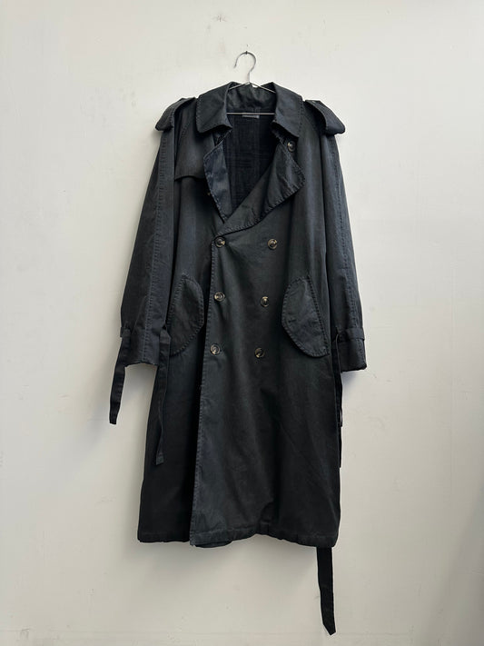 O Files Mud Dyed Trench Coat