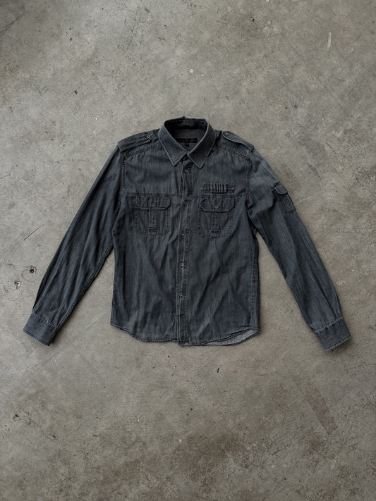 Veronique Branquinho 00's Military Denim Shirt