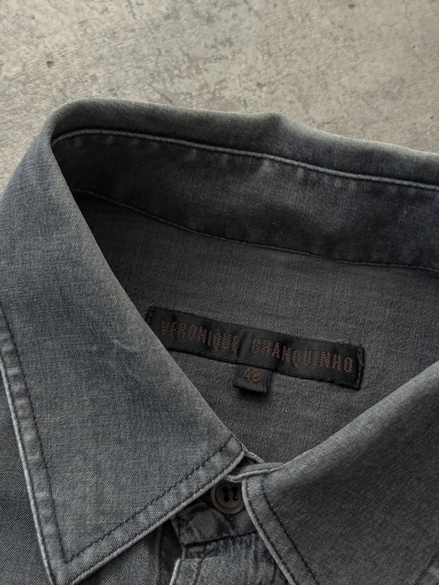 Veronique Branquinho 00's Military Denim Shirt