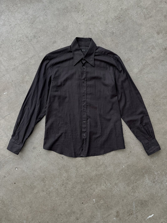 Gucci (Tom Ford era) Pinstripe Purple Shirt