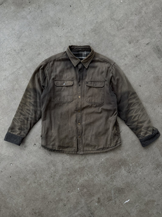 Faded Flannel Lined Shacket