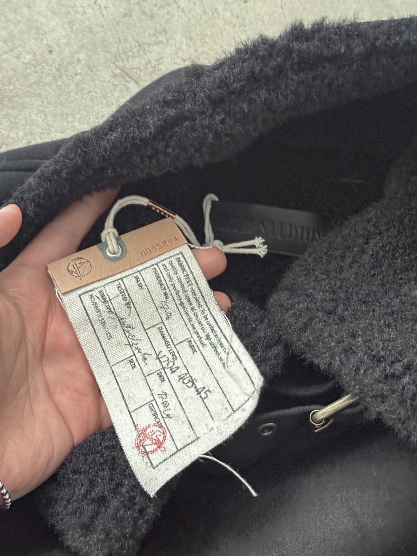 No Faith Studios Heavy Shearling Flight Hoodie