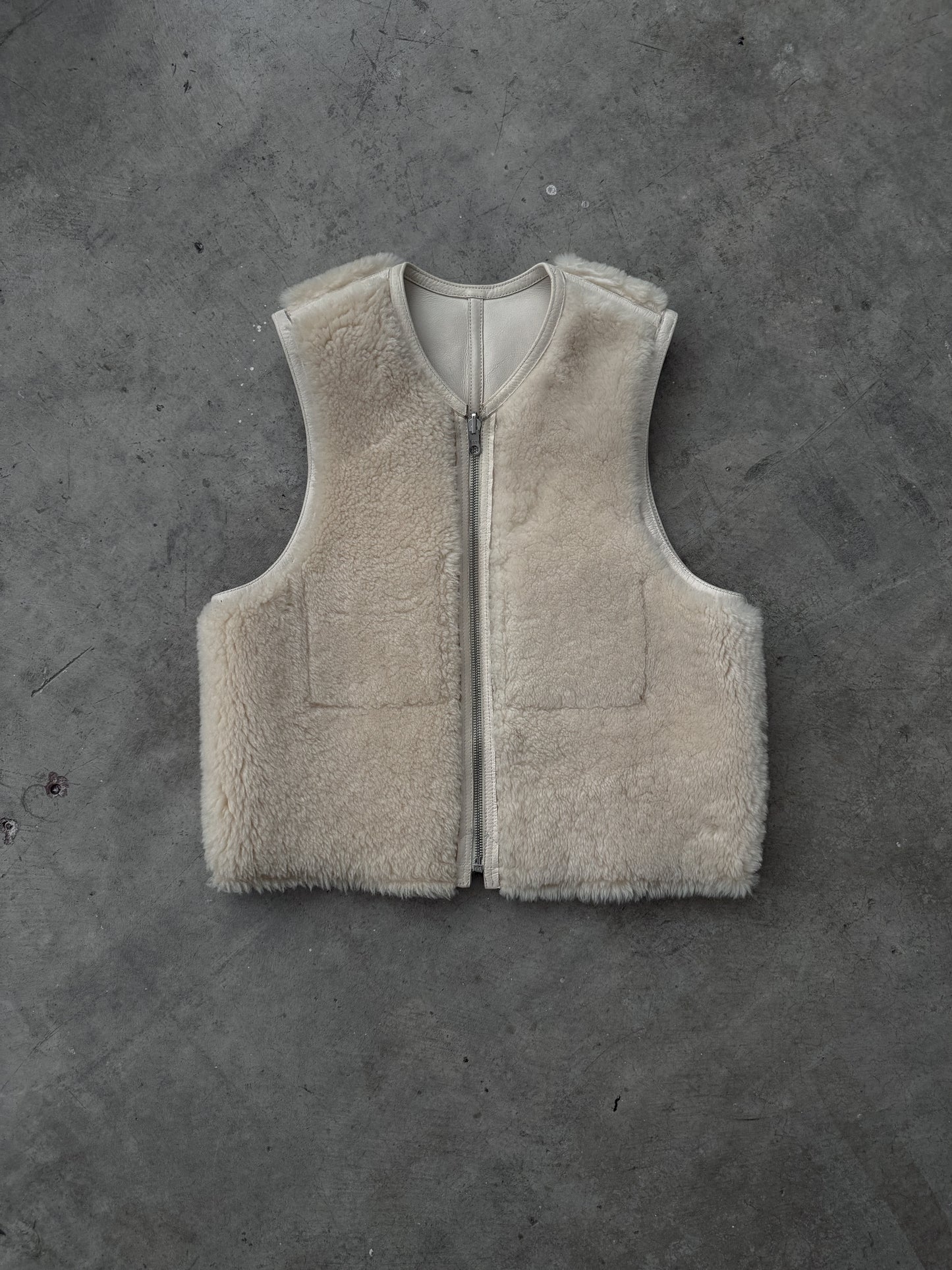 Our Legacy Reversible Shearling Leather Vest