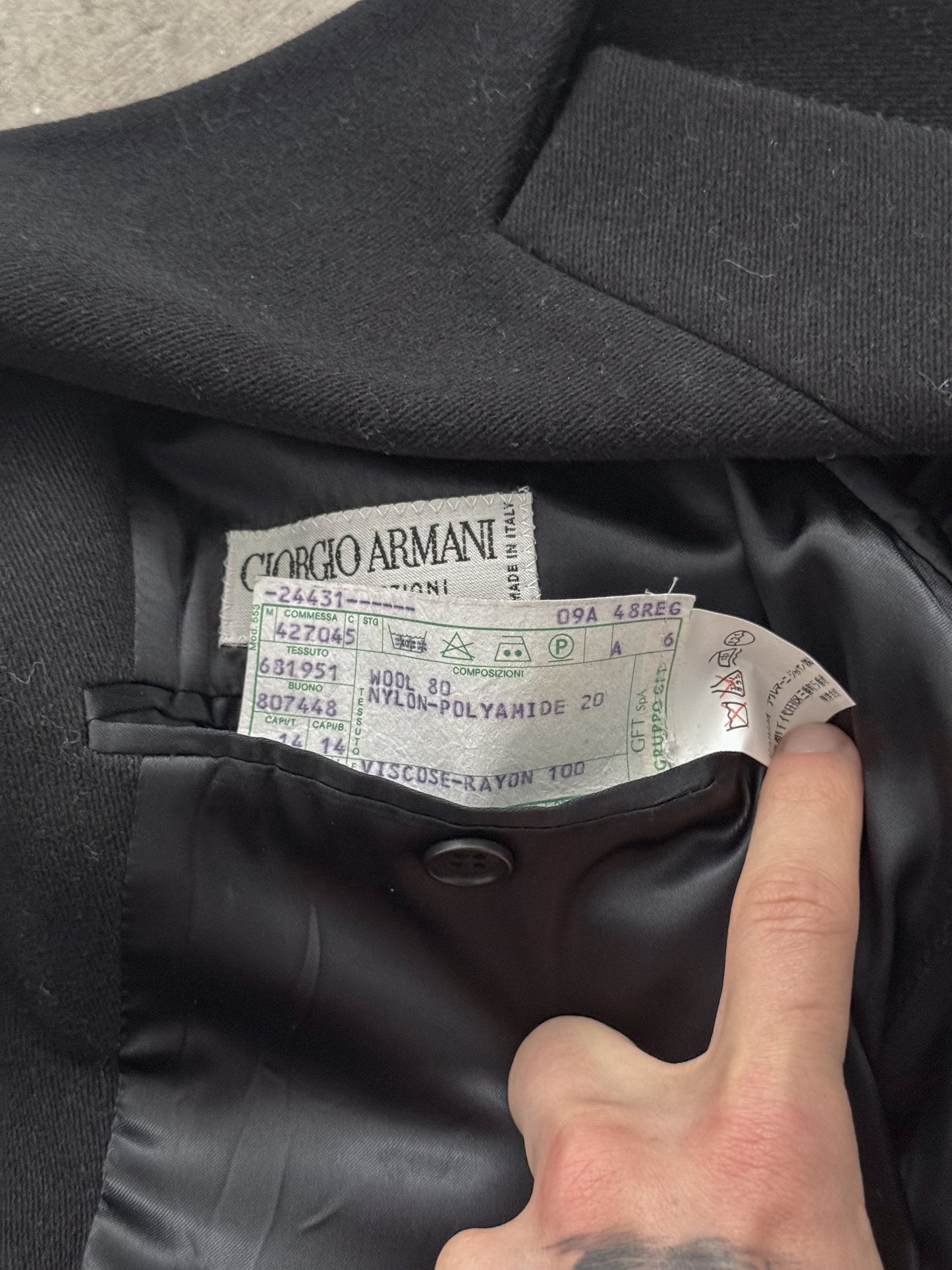 Armani Collezioni 80's Overcoat
