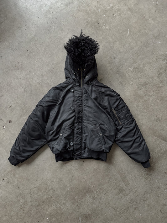 No Faith Studios Astro Fur Bomber Jacket