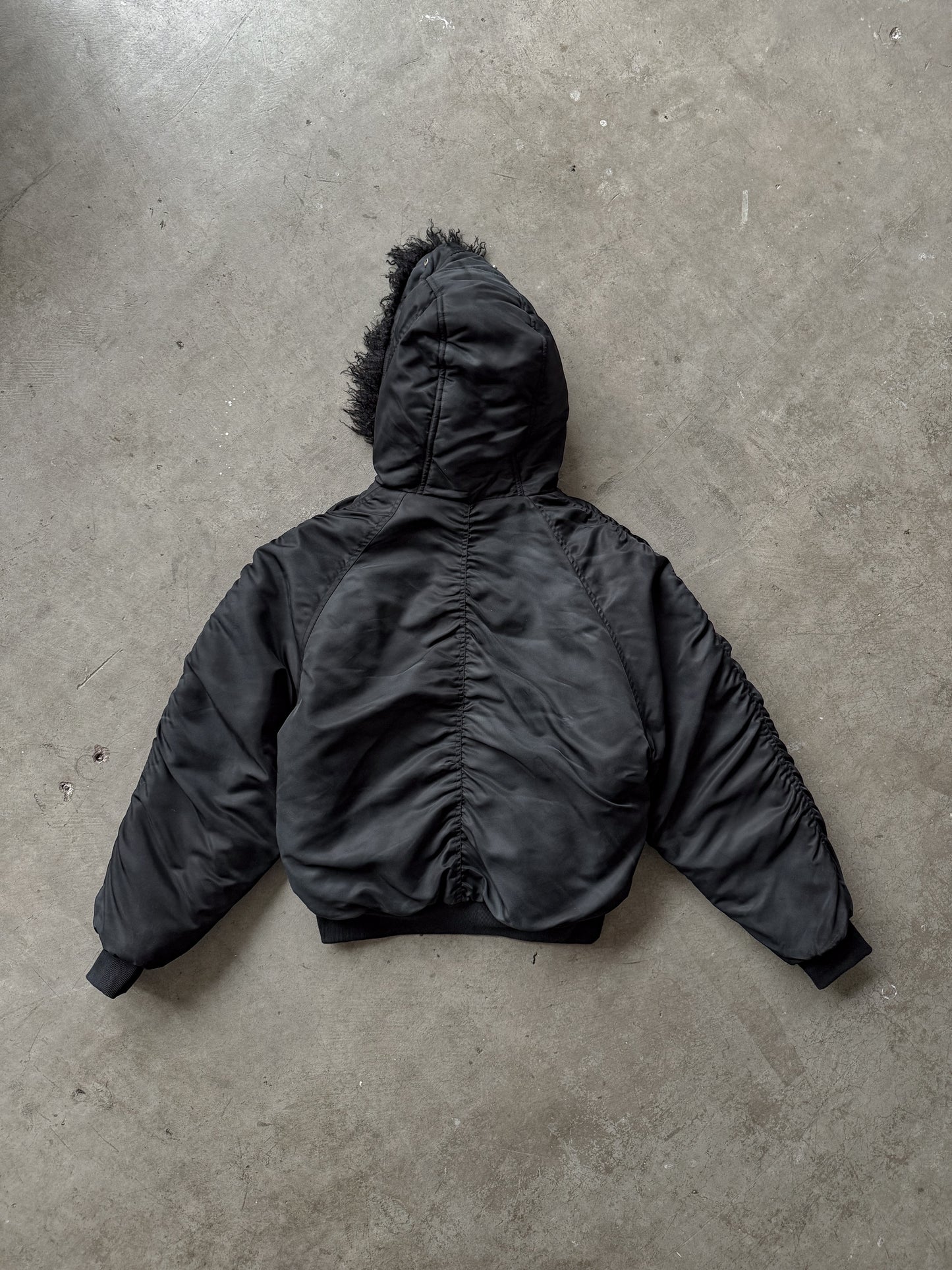 No Faith Studios Astro Fur Bomber Jacket
