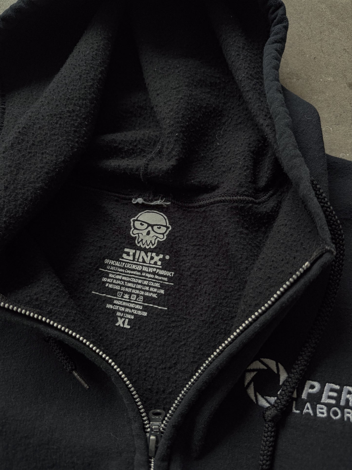 Portal 2 2011 Aperture Zip Hoodie