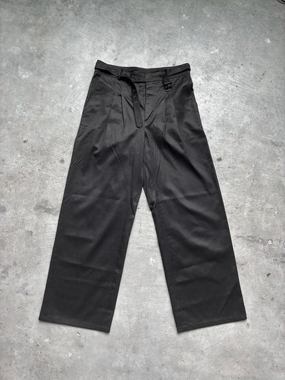 Dior Sample SS07 Safari Wide Leg Belted Trousers