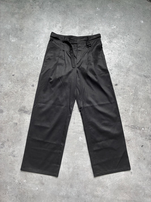 Dior Sample SS07 Safari Wide Leg Belted Trousers
