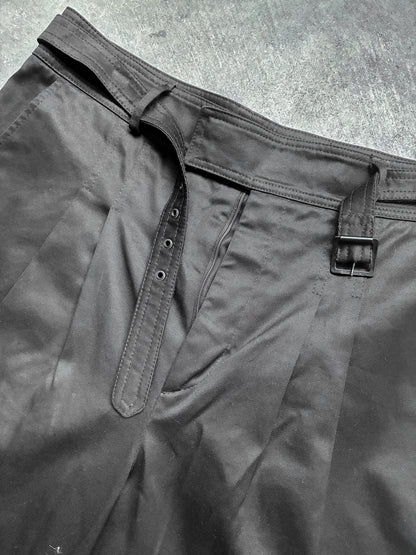 Dior Sample SS07 Safari Wide Leg Belted Trousers