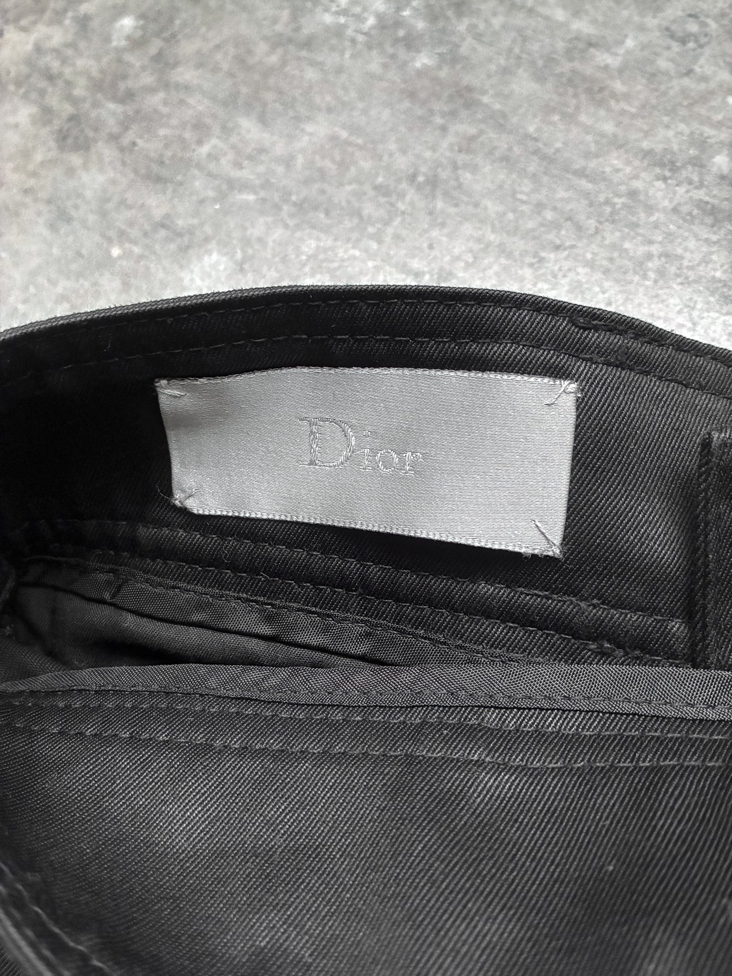 Dior Sample SS07 Safari Wide Leg Belted Trousers