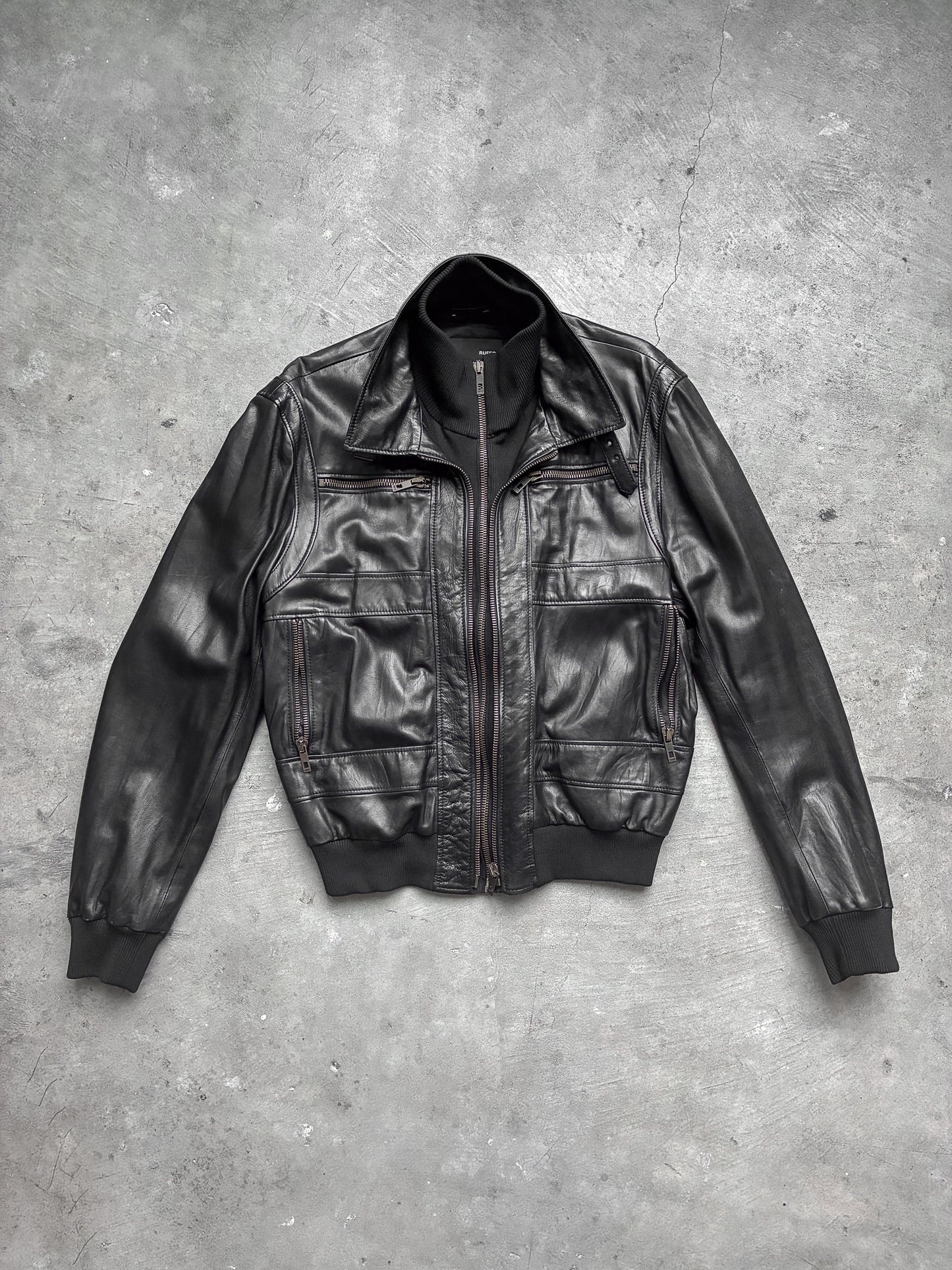 Vintage Ruffo Double Layered Bomber