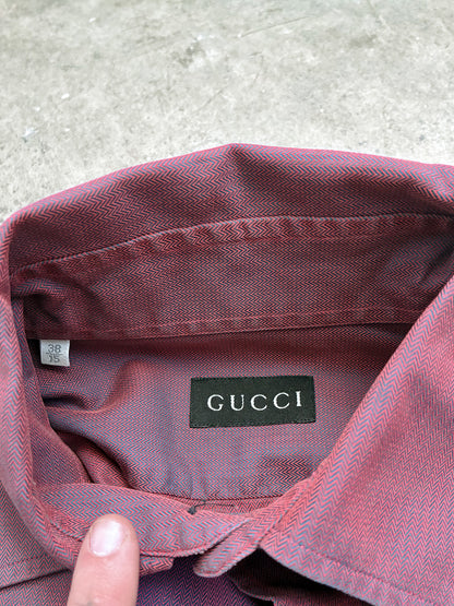 Gucci by Tom Ford Iridescent Button Up