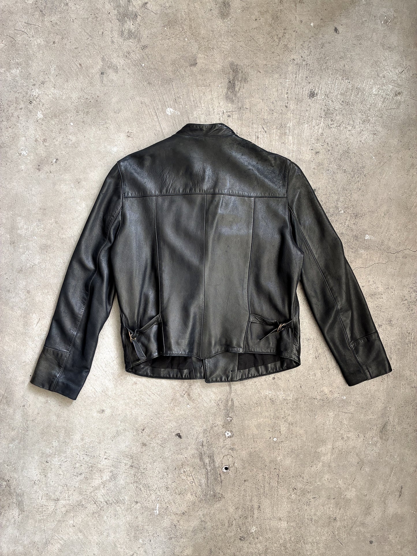 Vintage Agnes B Napolean Leather Jacket