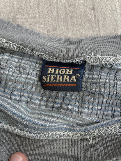 Vintage Thrashed + Repaired Striped Longsleeve
