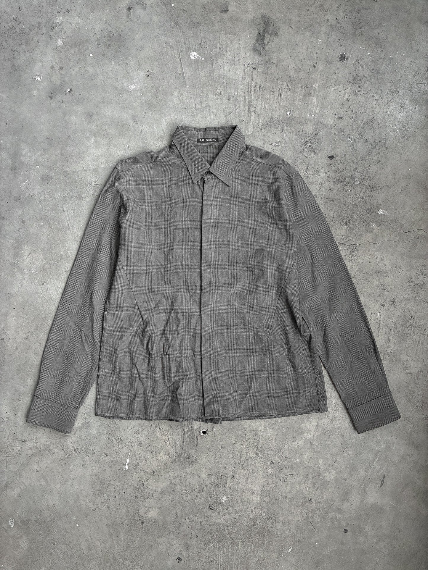 Raf Simons 1998 Flannel Button Up