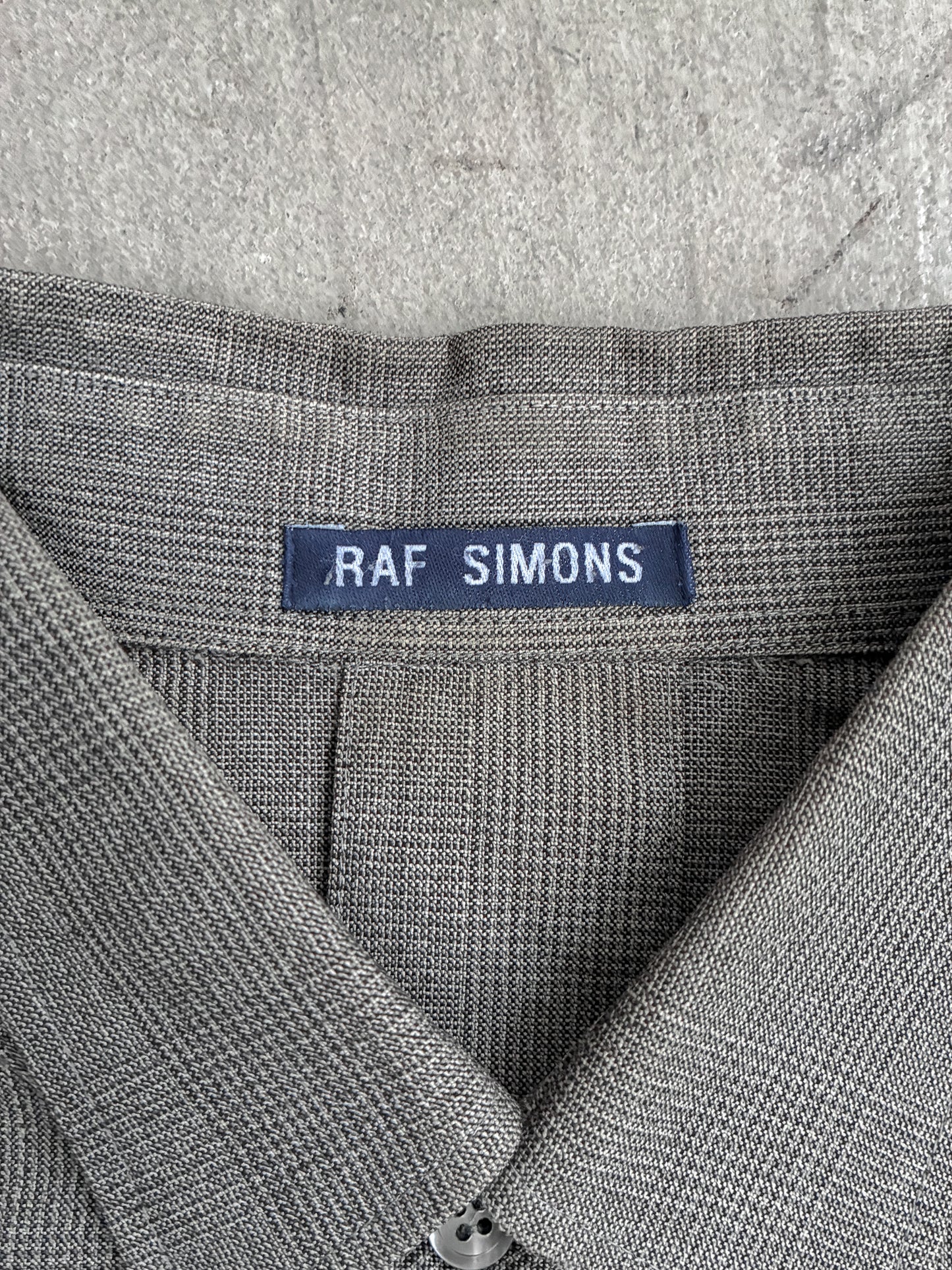 Raf Simons 1998 Flannel Button Up