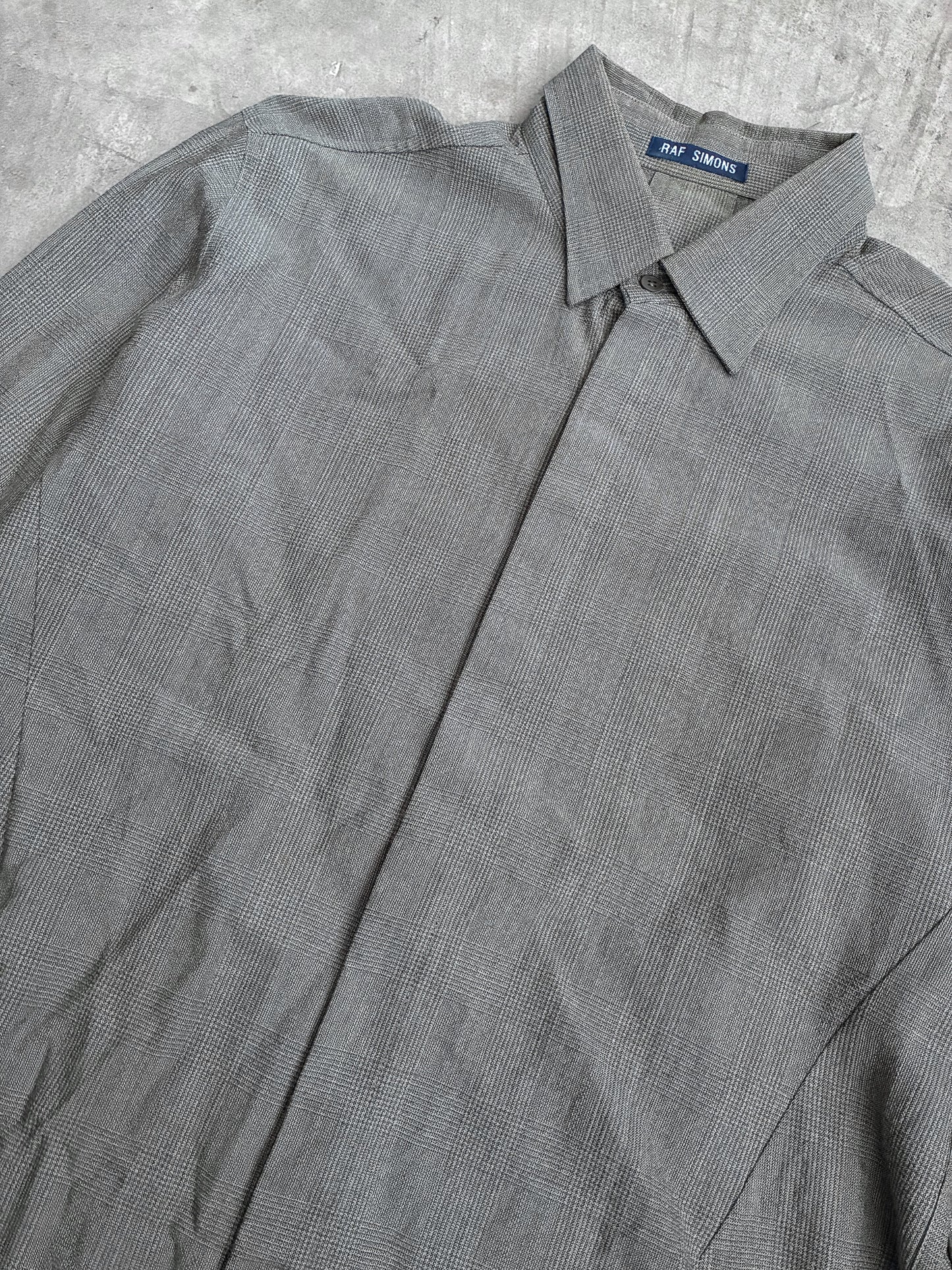 Raf Simons 1998 Flannel Button Up
