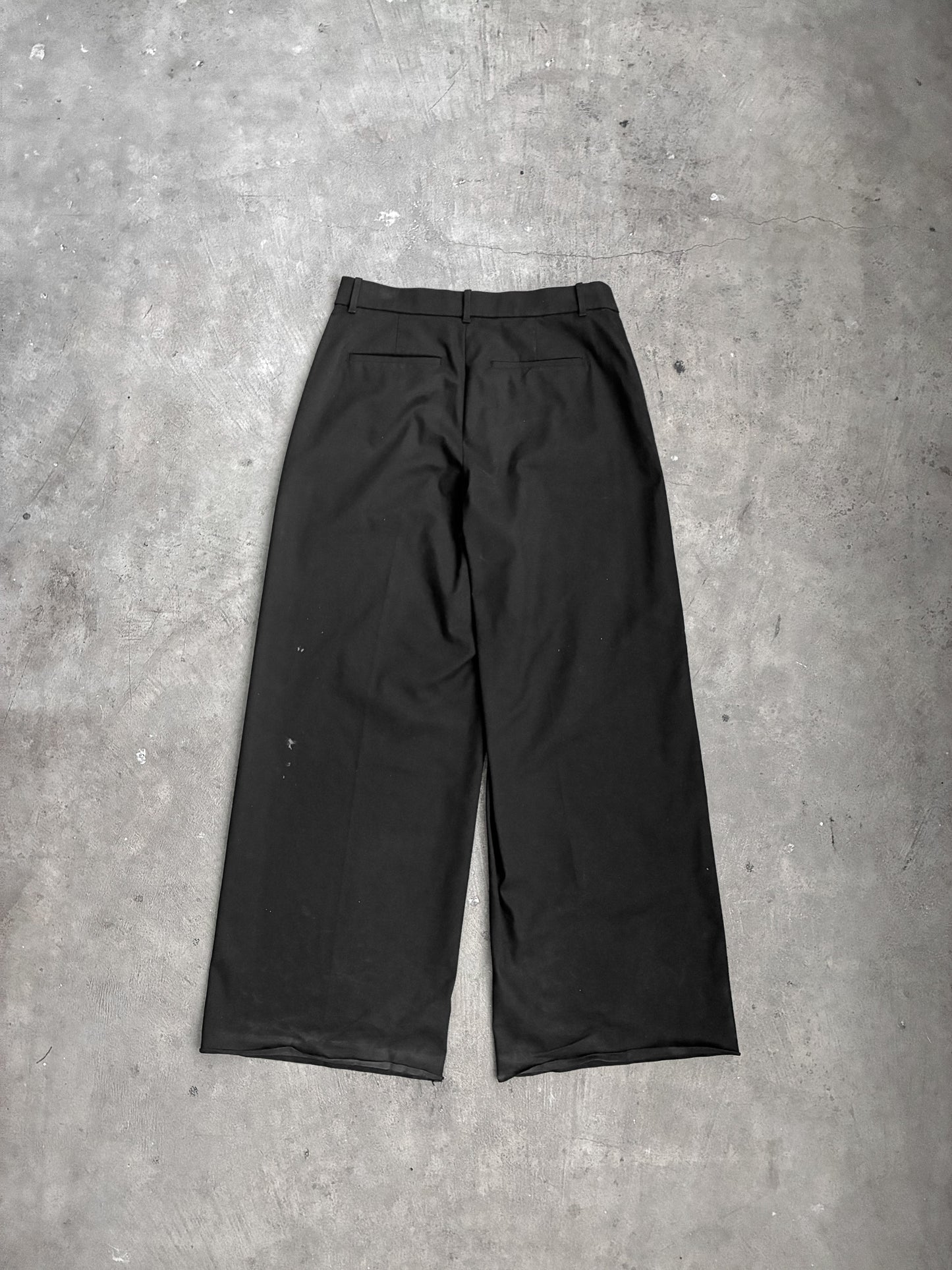 "You Died" Uniqlo Wide Leg Trousers