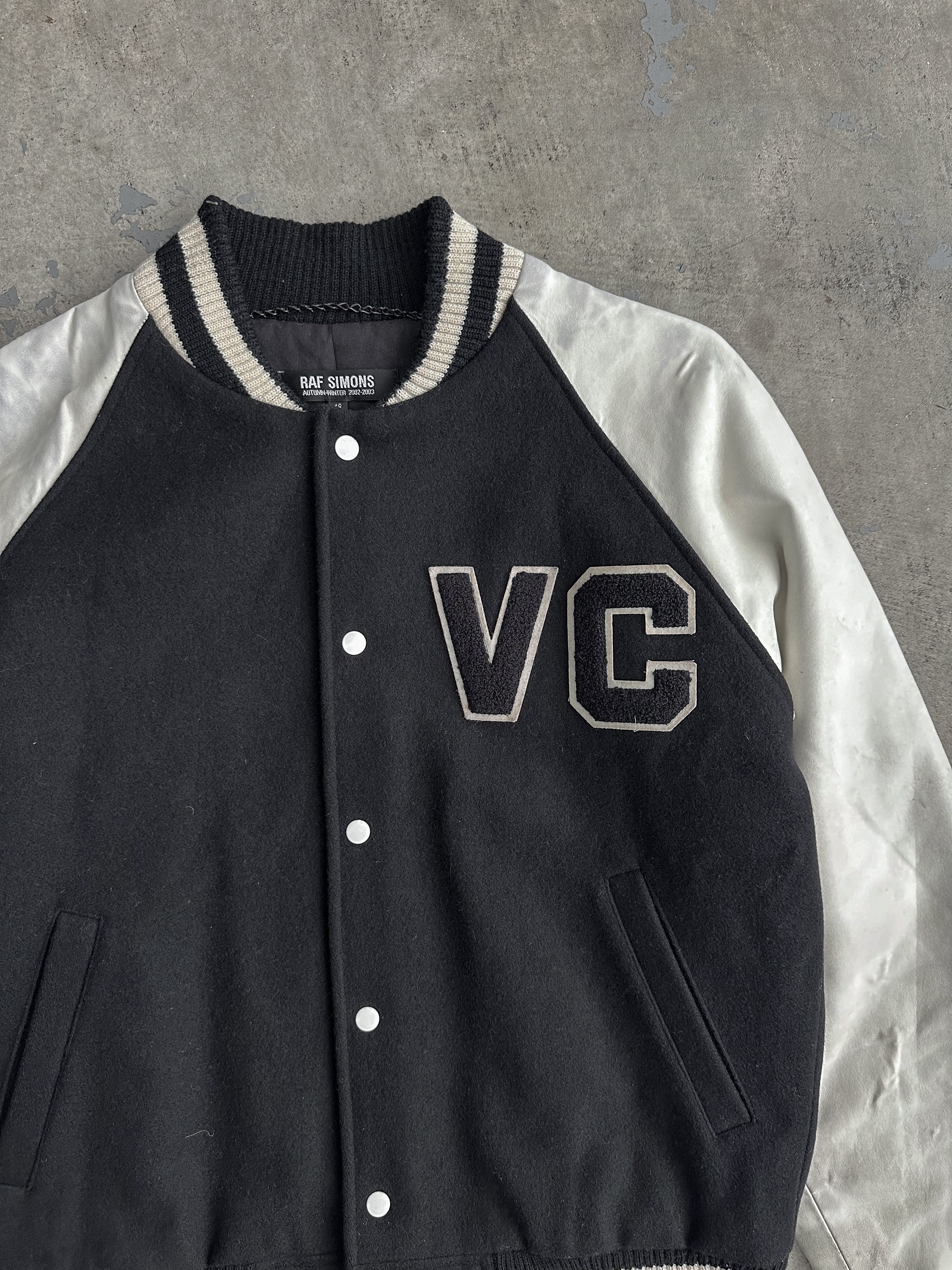 Raf Simons AW 02-03 Virginia Creeper Varsity Jacket