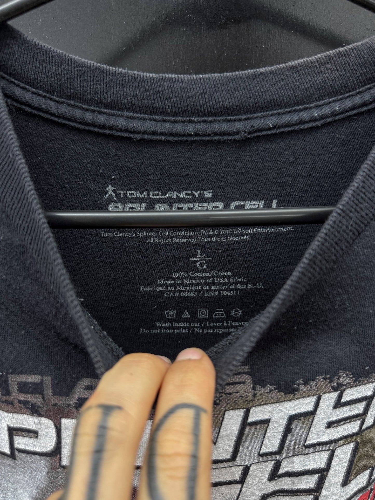 Splinter Cell Conviction 2010 Tee