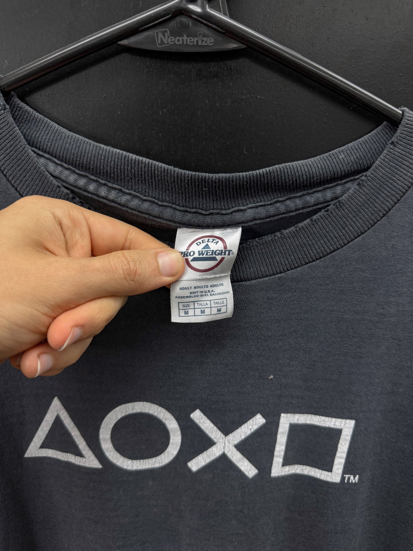 Vintage Playstation 1994 'Button' Fader Tee