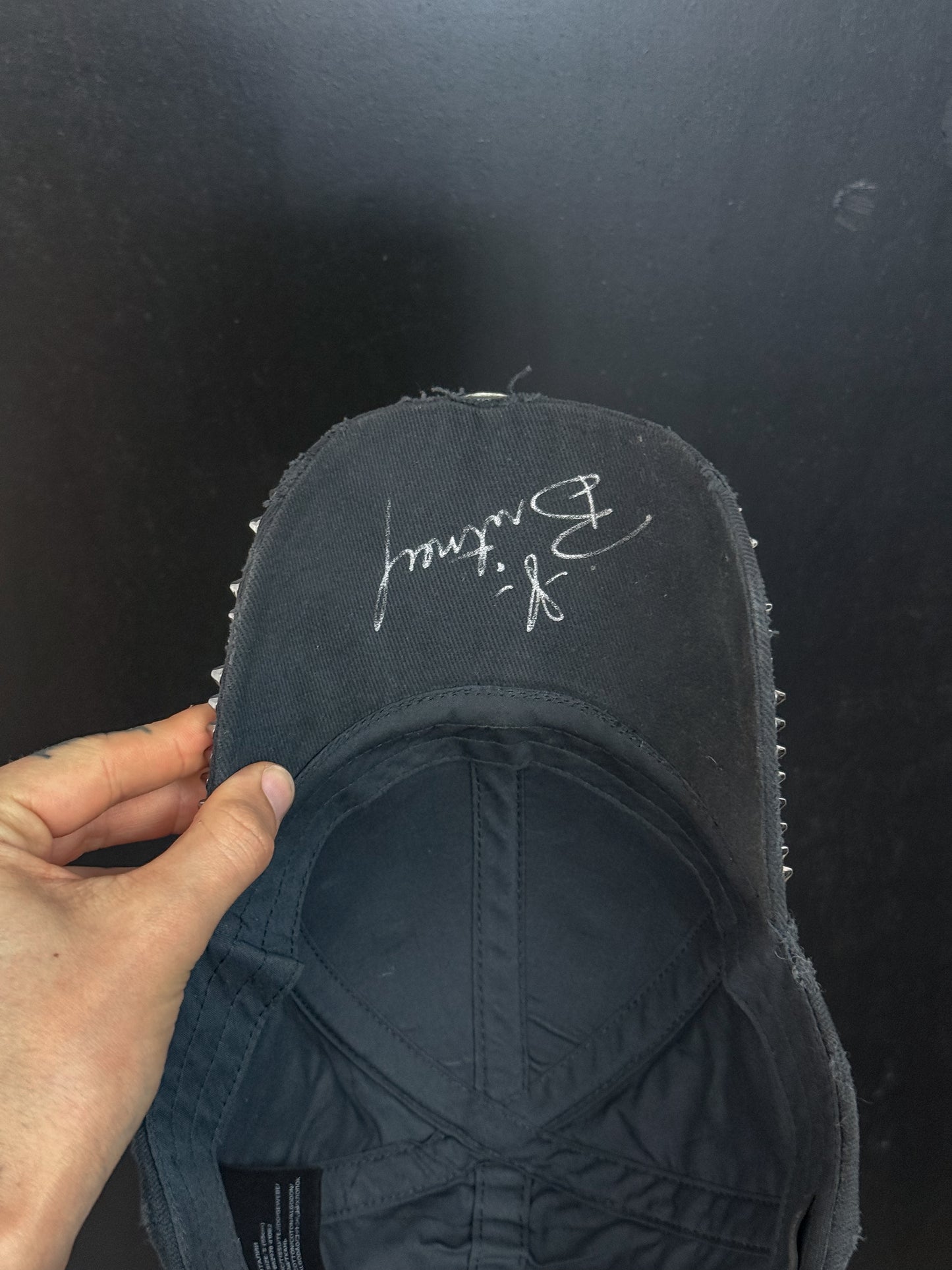 Balenciaga 'Britney' Studded Cap
